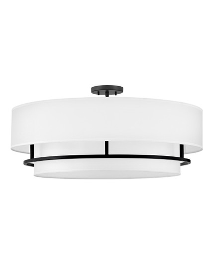 Graham LED Semi-Flush Mount in Black (13|38895BK)