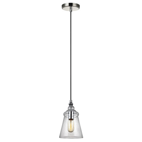 Loras One Light Pendant in Chrome (1|P1449CH)
