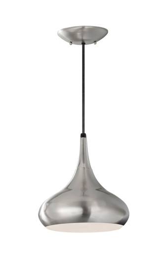 Belle One Light Pendant in Brushed Steel (1|P1253BS)