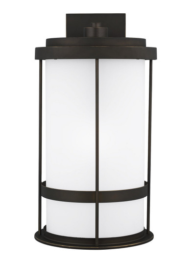 Wilburn One Light Outdoor Wall Lantern in Antique Bronze (1|8890901DEN3-71)