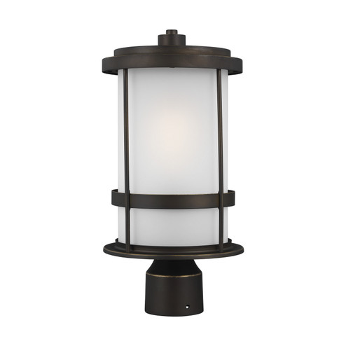 Wilburn One Light Outdoor Post Lantern in Antique Bronze (1|8290901-71)