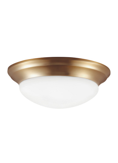 Nash Three Light Flush Mount in Satin Brass (1|75436EN3-848)