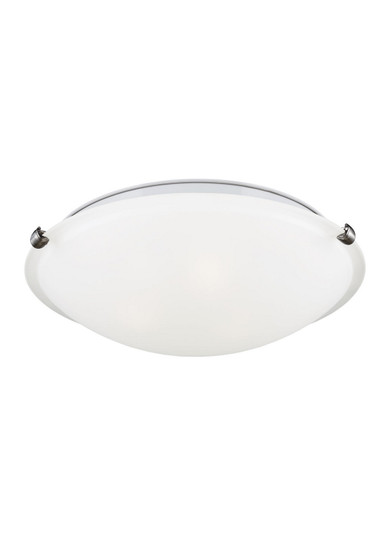 Clip Ceiling Flush Mount Three Light Flush Mount in Brushed Nickel (1|7543503-962)