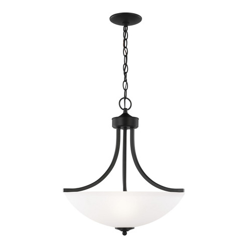 Geary Three Light Pendant in Midnight Black (1|6616503EN3-112)