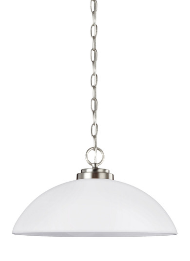 Oslo One Light Pendant in Brushed Nickel (1|65160EN3-962)