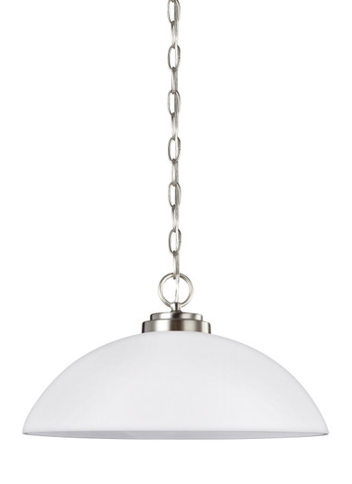 Oslo One Light Pendant in Brushed Nickel (1|65160-962)