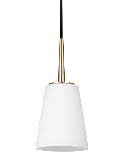 Driscoll One Light Mini-Pendant in Satin Brass (1|6140401EN3-848)