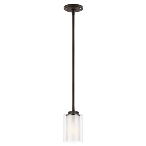 Elmwood Park One Light Mini-Pendant in Bronze (1|6137301-710)