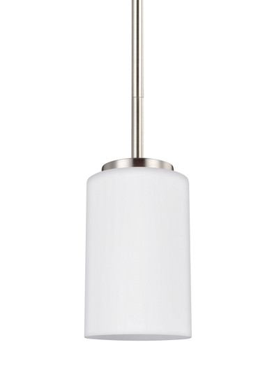 Oslo One Light Mini-Pendant in Brushed Nickel (1|61160EN3-962)