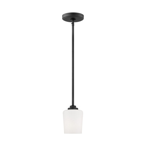 Windom One Light Mini-Pendant in Midnight Black (1|6102801-112)