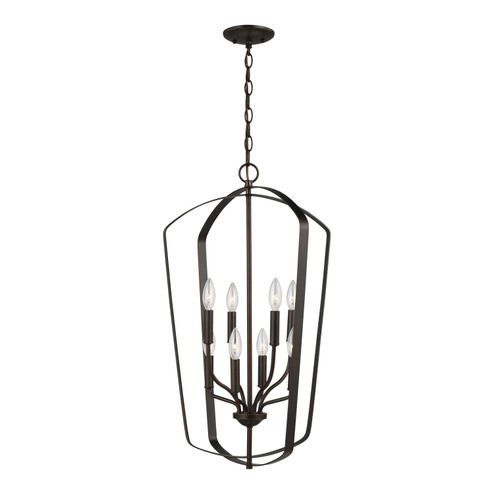 Romee Eight Light Hall / Foyer Pendant in Bronze (1|5134908-710)