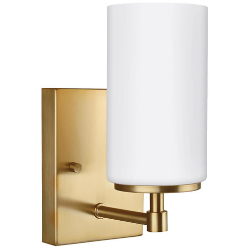 Alturas One Light Wall / Bath Sconce in Satin Brass (1|4124601EN3-848)