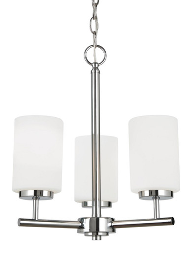 Oslo Three Light Chandelier in Chrome (1|31160-05)