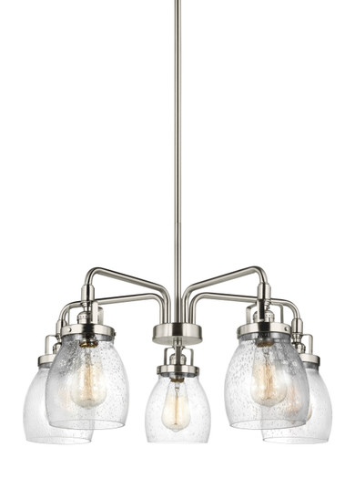 Belton Five Light Chandelier in Brushed Nickel (1|3114505-962)