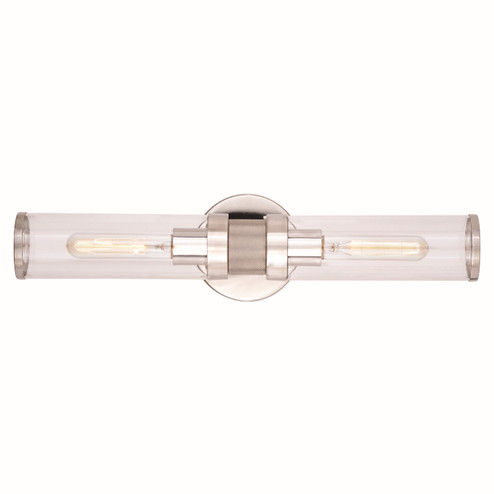 Levitt Two Light Wall Sconce in Polished Nickel (63|W0389)