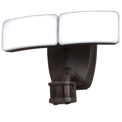 Zeta LED Outdoor Motion Sensor Security Flood Light in Bronze (63|T0619)