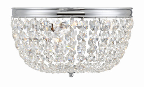 Nola Three Light Flush Mount in Polished Chrome (60|NOL-314-CH-CL-MWP)