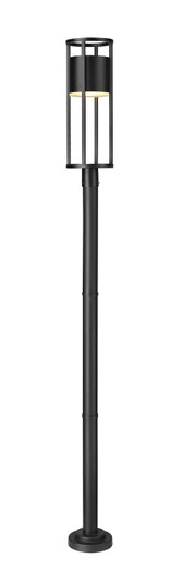 Luca LED Outdoor Post Moun Fixture in Black (224|517PHB-567P-BK-LED)