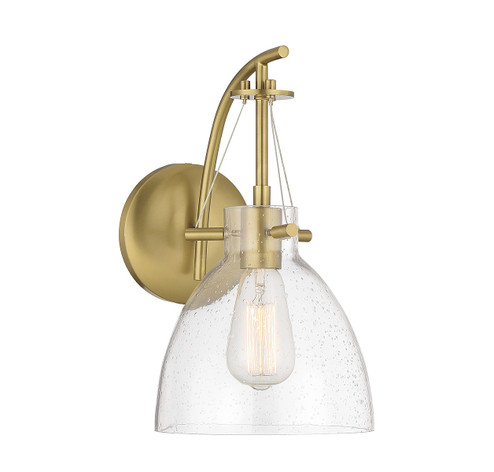 Foster One Light Wall Sconce in Warm Brass (51|9-7005-1-322)