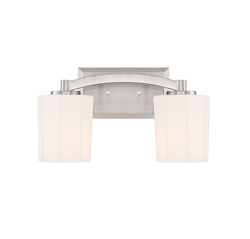 Whitney Two Light Bathroom Vanity in Satin Nickel (51|8-7710-2-SN)