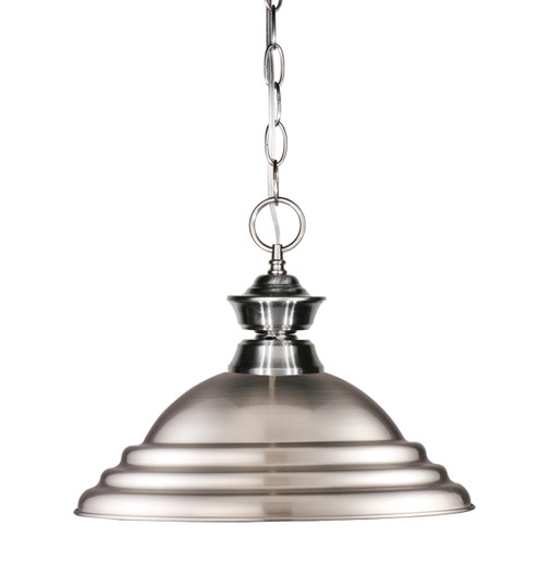 Pendant Lights One Light Pendant in Brushed Nickel (224|100701BN-SBN)