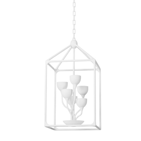 Westwood Eight Light Lantern in Gesso White (67|F7429-GSW)