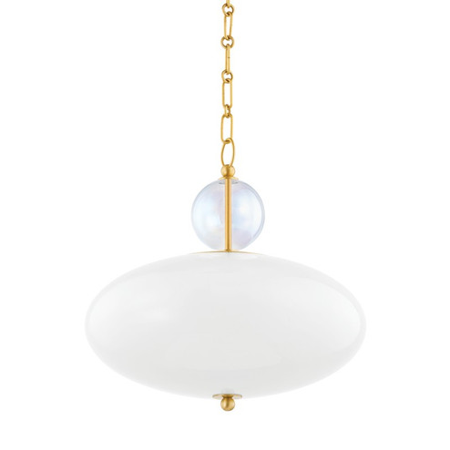 Viviana One Light Pendant in Aged Brass (428|H729701-AGB)