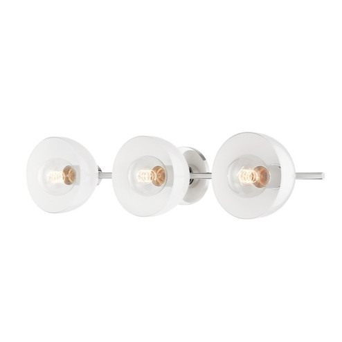 Belle Three Light Bath and Vanity in Polished Nickel (428|H724303-PN)