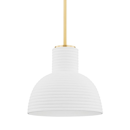 Paloma One Light Pendant in Aged Brass (428|H721701-AGB/CWW)