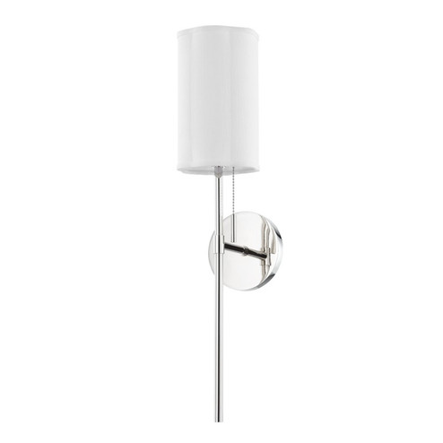 Fawn One Light Wall Sconce in Polished Nickel (428|H673101-PN)