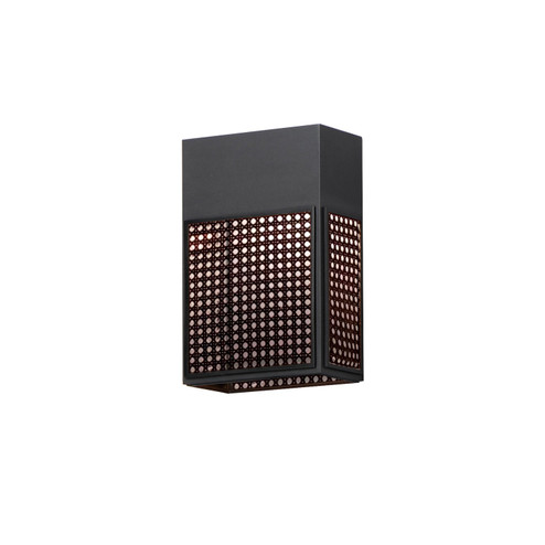 Lattice LED Outdoor Wall Sconce in Black (16|54802BK)