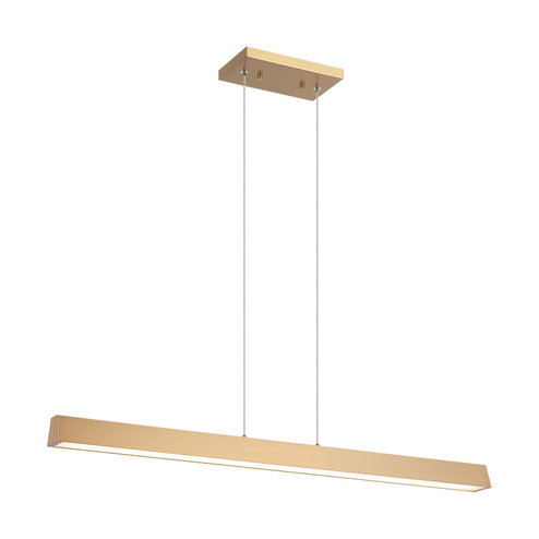 Isosceles LED Chandelier in Aged Gold Brass (423|C64933AG)