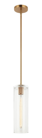 Lincoln One Light Pendant in Aged Gold Brass (423|C32511AG)