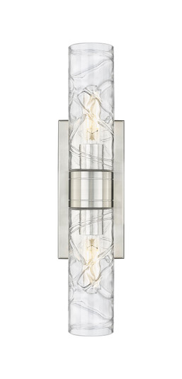 Downtown Urban Two Light Bath Vanity in Satin Nickel (405|617-2W-SN-G617-8DE)