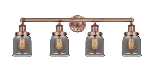 Edison Four Light Bath Vanity in Antique Copper (405|616-4W-AC-G53)