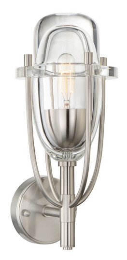 Kaner LED Wall Sconce in Satin Nickel (408|WS566CRSNRTL4F)