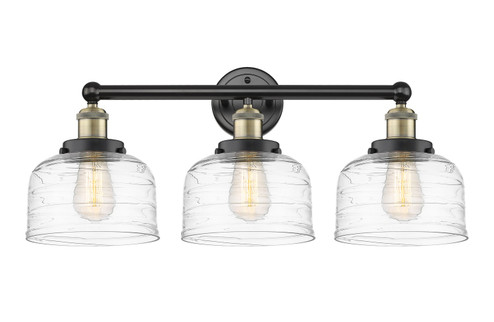 Edison Three Light Bath Vanity in Black Antique Brass (405|616-3W-BAB-G713)