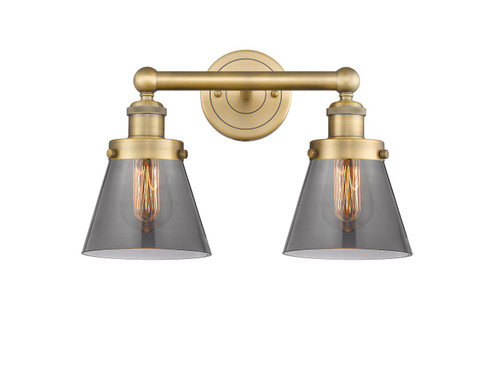 Edison Two Light Bath Vanity in Brushed Brass (405|616-2W-BB-G63)