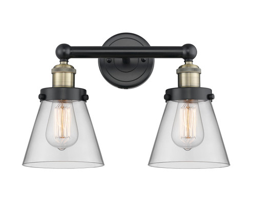 Edison Two Light Bath Vanity in Black Antique Brass (405|616-2W-BAB-G62)