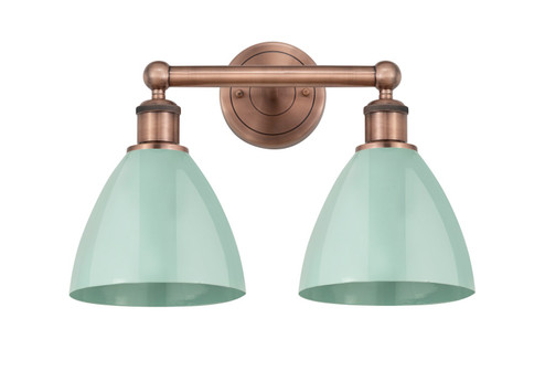 Edison Two Light Bath Vanity in Antique Copper (405|616-2W-AC-MBD-75-SF)