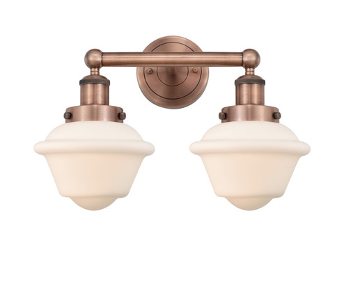 Edison Two Light Bath Vanity in Antique Copper (405|616-2W-AC-G531)