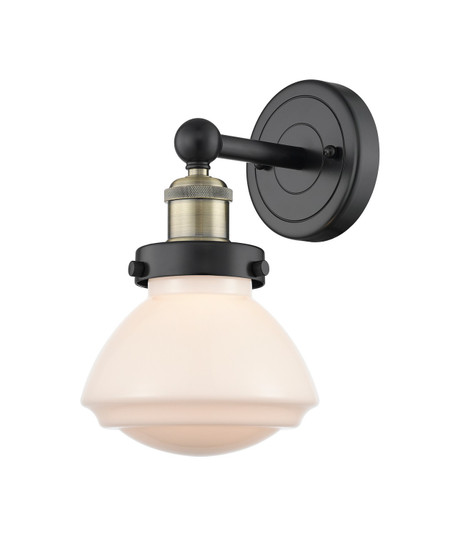 Edison One Light Wall Sconce in Black Antique Brass (405|616-1W-BAB-G321)