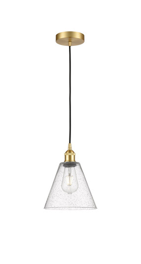 Edison One Light Pendant in Satin Gold (405|616-1P-SG-GBC-84)