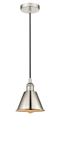 Edison LED Pendant in Polished Nickel (405|616-1P-PN-M8-PN)