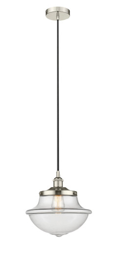 Edison One Light Pendant in Polished Nickel (405|616-1PH-PN-G542)