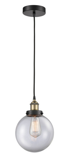 Edison One Light Mini Pendant in Black Antique Brass (405|616-1PH-BAB-G202-8)