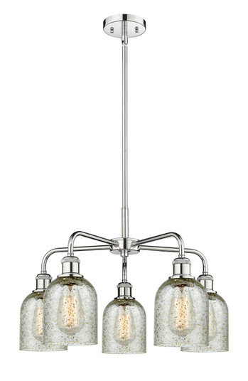 Ballston Five Light Chandelier in Polished Chrome (405|516-5CR-PC-G259)