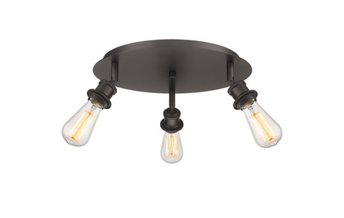 Ballston Three Light Flush Mount in Oil Rubbed Bronze (405|516-3C-OB)