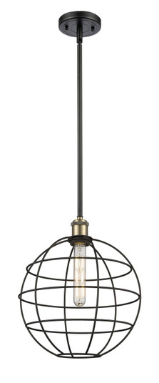 Ballston LED Pendant in Black Antique Brass (405|516-1S-BAB-CE-12-BK)