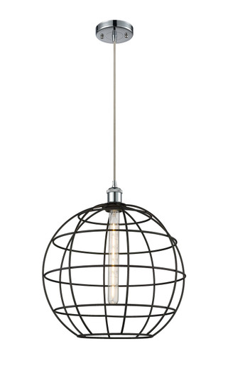 Ballston LED Pendant in Polished Chrome (405|516-1P-PC-CE-16-BK)